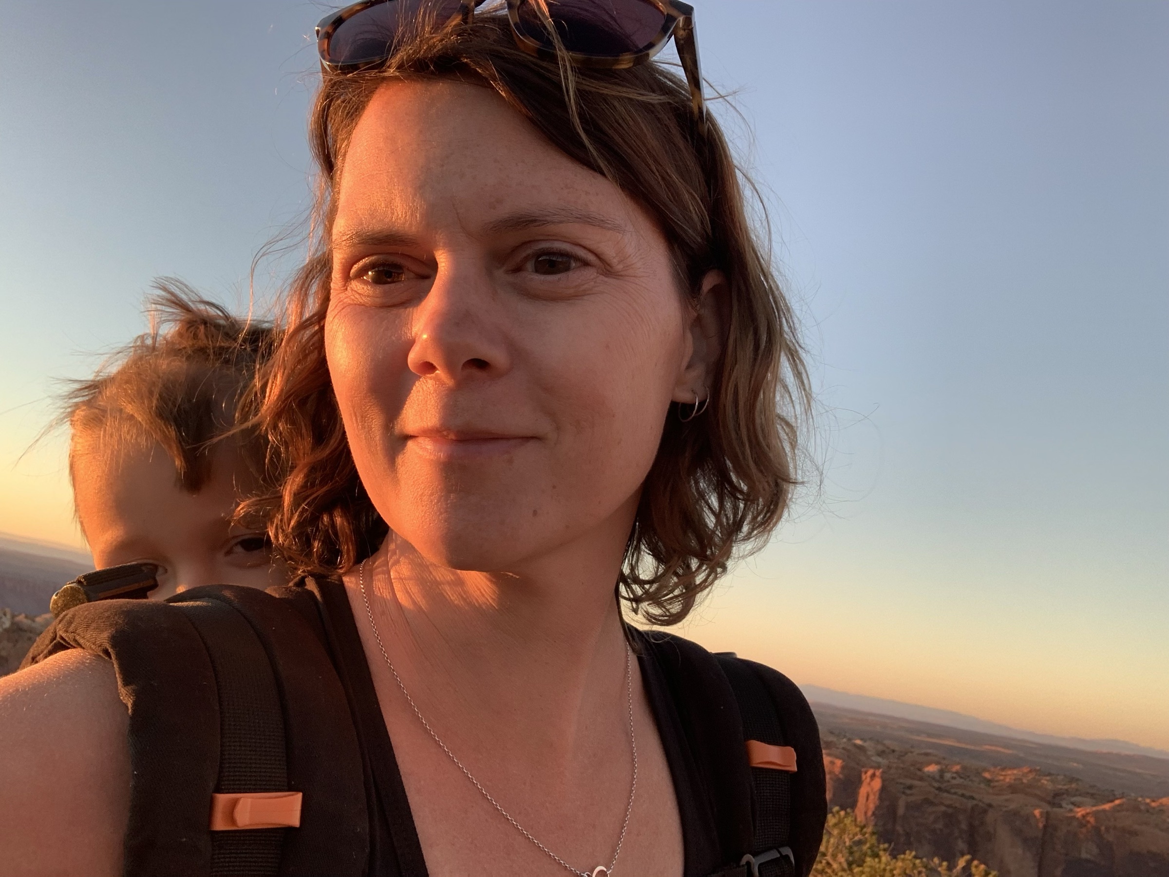 Island in the Sky at sunset